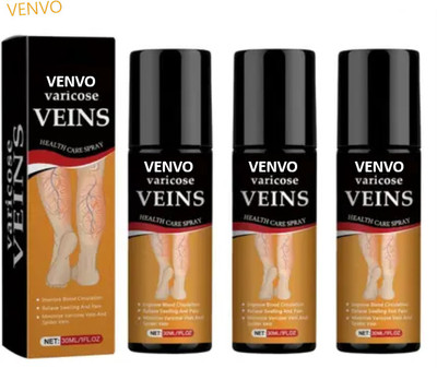 venvo Varicose vein pain treatment spray - Soothing Pain Relief Spray (3*100ml) Spray(3 x 100 ml)
