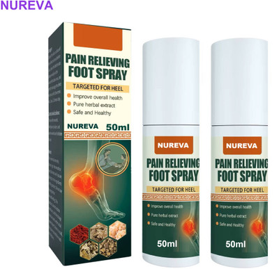 nureva Foot Spray – Herbal Anti-Inflammatory Relief Liquid(2 x 50 ml)