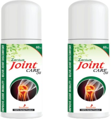 Zenius Joint Care Oil for All Age Group Joint Pain Relief Oil Liquid(2 x 60 ml)