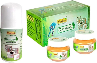Orthayu Vediva Joint Pain Relif Gel pack of 2 Balm(2 x 100 g)