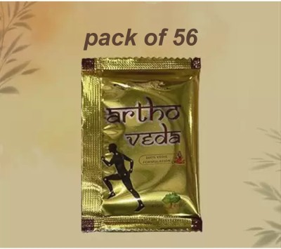 Quickbits Artho veda Powder Ayurvedic for Joint/body/back pain (56 piece) Powder(56 x 1 Units)