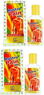 AUSTRO Lab Pain Relief Oil, 60ml (Pack of 2) Liquid(2 x 60 ml)