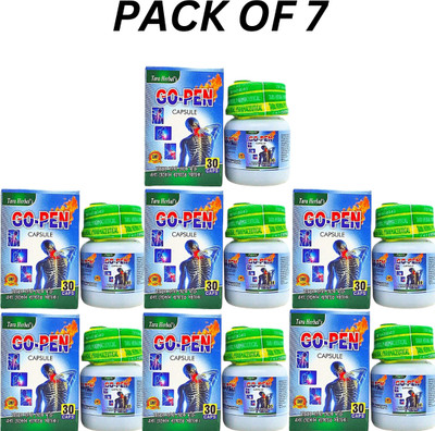GO PEN CAPSULES FOR JOINT AND MUSCLE PAIN RELIEF PACK OF 7 Capsules(7 x 30 Units)