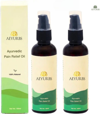 AEYURBS Tulir Natural Pain Oil | For Active Seniors Comfort Therapy Liquid Liquid(2 x 100 ml)