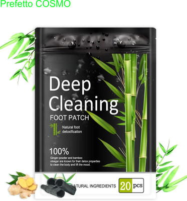 Prefetto COSMO Soothing Detox Foot Patches for Stress & Fatigue Relief Plaster & Patch(10 Patches)