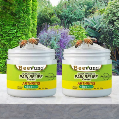 ACTIWOW BeeVana Muscle Recovery Cream for Sore Legs Pack of 2 Cream(2 x 25 g)