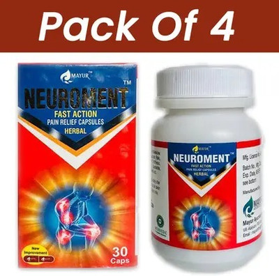 HARBORZA Neuroment Capsule, For Joint Pain pack of 4 Tablets(4 x 7.5 Units)