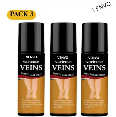 venvo Varicose vein spray for men - Herbal Blend 414 (3*100ml) Spray(3 x 100 ml)