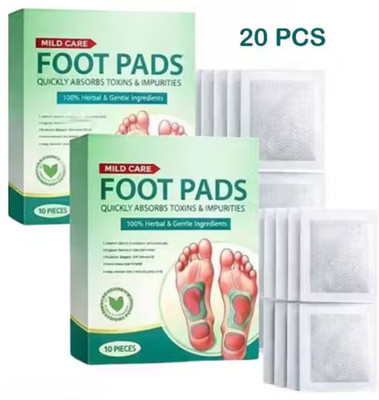 vrusmith Detox Foot Pads Natural Herbal Detox Foot Pads for Night Routine Patch Plaster & Patch(20 x 4 g)