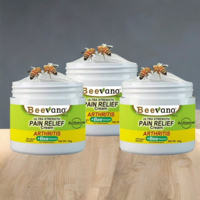 ACTIWOW BeeVana Pain Relief for Sore Neck & Shoulders Pack of 3 Cream(3 x 16.67 g)