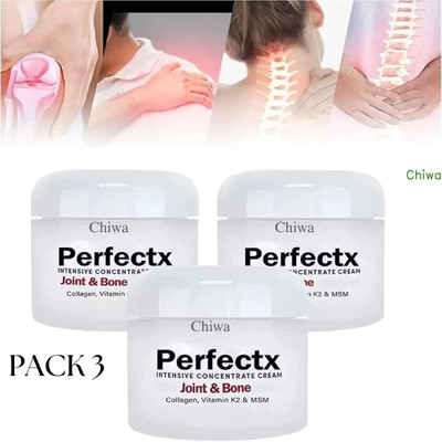 CHIWA Perfectx Joint & Bone Therapy - Rapid Relief for Muscle & Bone Discomfort Cream(3 x 50 g)