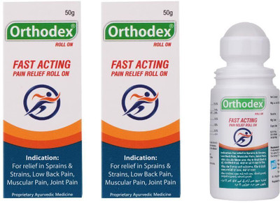 Pil Orthodex Ayurvedic Pain Relief Roll for Back Pain, Muscle Pain & Stiffness Balm Balm(2 x 50 g)