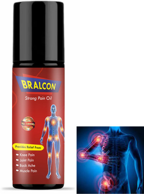 BRALCON Ayurvedic Herbal Pain Relief Oil | Strong Support for Joints Liquid(60 ml)