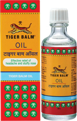 Tiger Balm Ayurvedic Pain Relief Oil 28ml | Effective Relief from Headache and Stuffy Nose Liquid(28 ml)