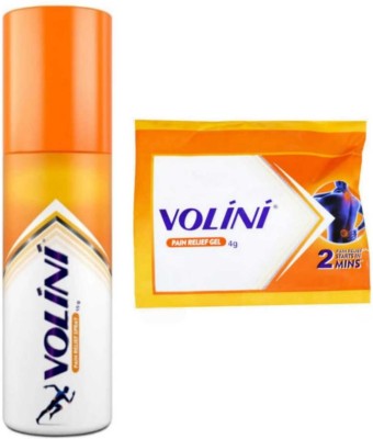 Volini Pain Relief spray and All Best Pain Relief gel Spray(2 x 9.5 g)