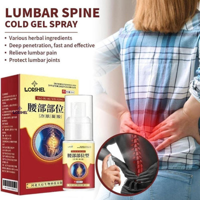 LORSHEL Spine Pain Relieving Spray Instant Pain Free Now Liquid(2 x 50 ml)