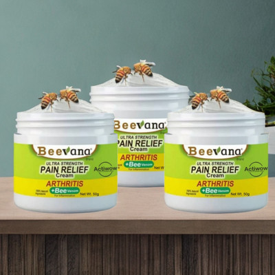 ACTIWOW BeeVana Quick Relief for Sore & Stiff Legs Pack of 3 Cream(3 x 16.67 g)