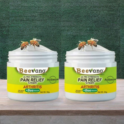 Bee Venom Relief for Swollen & Sore Muscles Pack of 2 Cream(2 x 50 g)