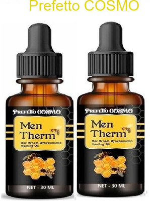 Prefetto COSMO Bee Venom Oil for Men – Soothe Tight Muscles Fast Liquid(2 x 30 ml)
