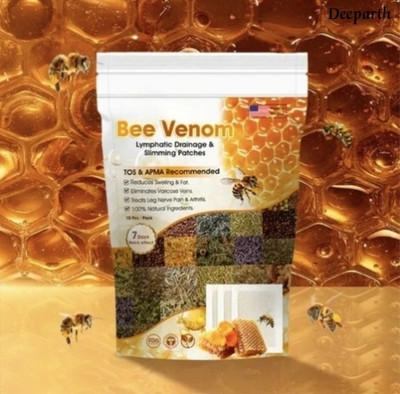 Deeparth Bee Venom Foot Patches Improve Detox Flow and Relax Nerve Points Plaster & Patch(100 g)
