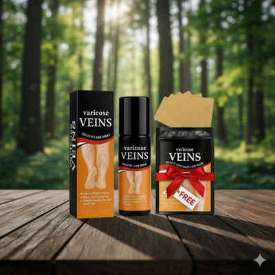 wynx Herbal Vericose Veins Spray with 10 Leg Pain Relief Patches Spray(40 ml)