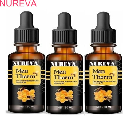 nureva Men Gyno Chest & Belly Oil Pack of 3 Liquid(3 x 30 ml)