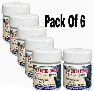 Greenstone Original 6 New ortho power tablet for : all type of body pain relief Tablets(6 x 40 Units)