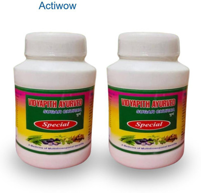 ACTIWOW Vidyapith Sugar Powder for Enhancing Blood Sugar Resilience Pack of 2 Powder(2 x 100 g)