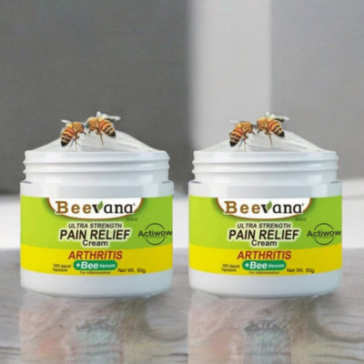 ACTIWOW BeeVana Relief for Sore Joints & Muscles Pack of 2 Cream(2 x 25 g)