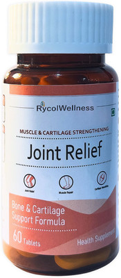 Rycol Joint Pain Relief Supplement | Joint Support Tablets with Glucosamine, MSM Tablets(60 Units)