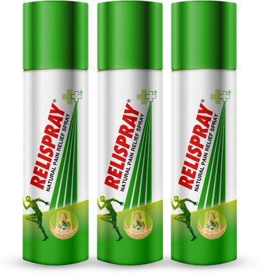 Relispray Ayurvedic Instant Pain Relief | Effective for Joint & Muscle Pain | Spray(3 x 75 g)