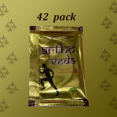 Quickbits 42 SACHET ORIGINAL ARTHO VEDA POWDER FOR JOINT PAIN BODY PAIN MUSCLE PAIN Powder Powder(42 x 1 Units)