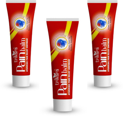 TRIKARA Pain Go Ointment For Instant & Long-Lasting Relief Balm(3 x 30 g)