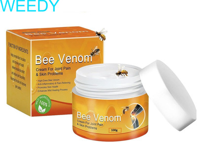 WEEDY Bee Venom for Fast Acting Joint & Bone Pain Relief Cream(100 g)