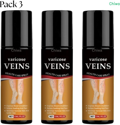 CHIWA Varicose Veins Spray OG Comfort Aid You Can Rely On Daily Liquid(3 x 100 ml)