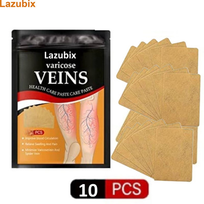 Lazubix Natural Plant-Based Vericose Vein Patches for Nighttime Use Plaster & Patch(10 x 1 Patches)