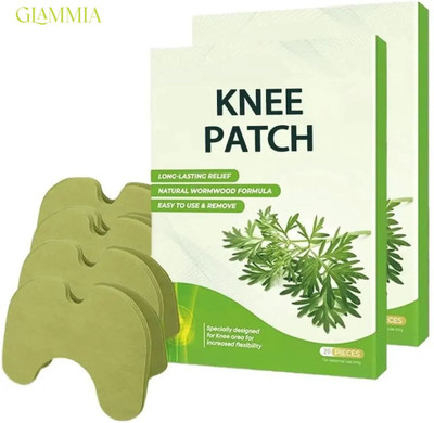 GLAMMIA Herbal Knee Patches | For Mild Joint Discomfort Relief Plaster & Patch(20 Patches)