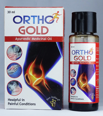 DEE INDIA HERBALS Ortho Gold Ayurvedic Medicine Oil (30 ml) Combo Pack of 2 Liquid(2 x 5 ml)