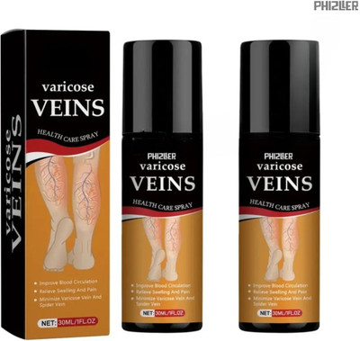 PHIZLLER Varicose Veins Spray Herbal Quick Mist Daily Formula Spray(2 x 50 ml)