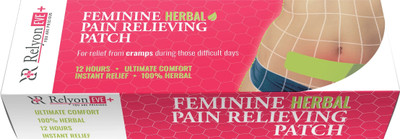 RELYONEVE Relyon EVE+,Menstrual Herbal Pain Relief Plaster & Patch(30 Patches)
