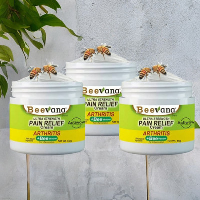 ACTIWOW BeeVana Joint Pain Relief for Stiff & Swollen Joints Pack of 3 Cream(3 x 16.67 g)