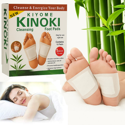 KIYOME KINOKI Cleansing Toxins Remover Foot Patches[PACK OF ONE](400 g)
