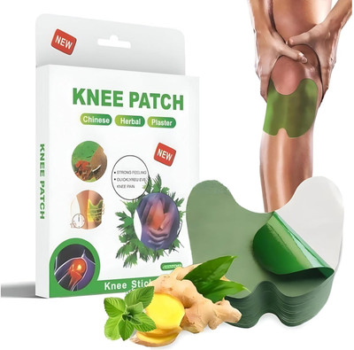 MAKFIRST Natural Knee Pain Relief with Herbal Solutions Patches Plaster & Patch(10 x 1 Patches)