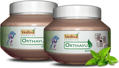 Orthayu Muscle & Knee Pain Relief Pack of 2 Balm(2 x 99.5 g)