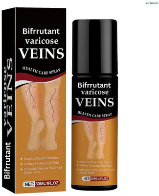 BIFRRUTANT Varicose Veins Spray Fast Absorption Pain Relief Solution Liquid(50 ml)