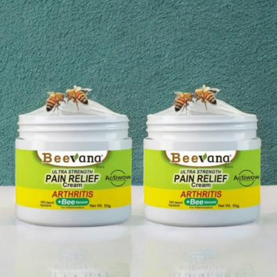 Bee Venom Muscle Recovery Cream for Fast Relief Pack of 2 Cream(2 x 50 g)