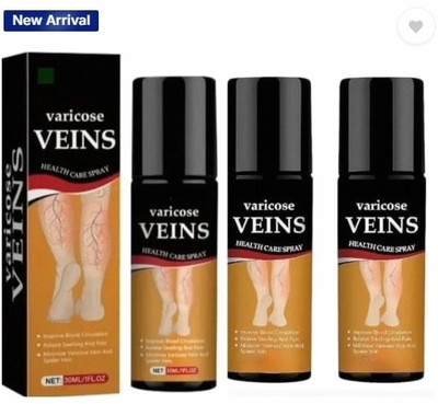 BIFRRUTANT Varicose veins oil herbal veins spray resetting daily blood movement Spray(3 x 50 ml)