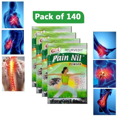 Amazing Mall Pain nil Powder gopal Herbals Ayurvedic for Joint/body/back pain (140 piece) Powder(140 x 1 Units)