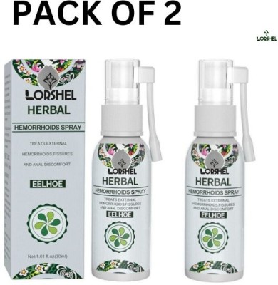 LORSHEL eelhoe Hemocare Relief Spray 50ml*2 Liquid(2 x 50 ml)