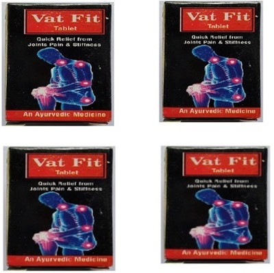 Hridayam Ayurveda Vat Fit Tablets Pack of 4 Pc Tablets(4 x 10 Units)